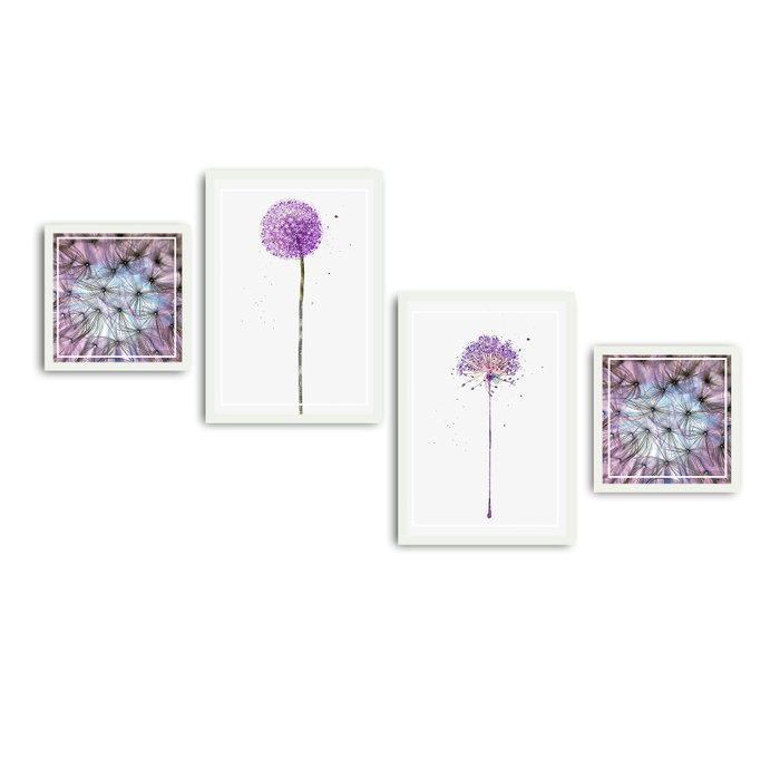 Wallity Cuadro Decorativo Enmarcado 4 Piezas 4PBCT-08 Wallity Cuadro Decorativo Enmarcado 4 Piezas 4PBCT-08